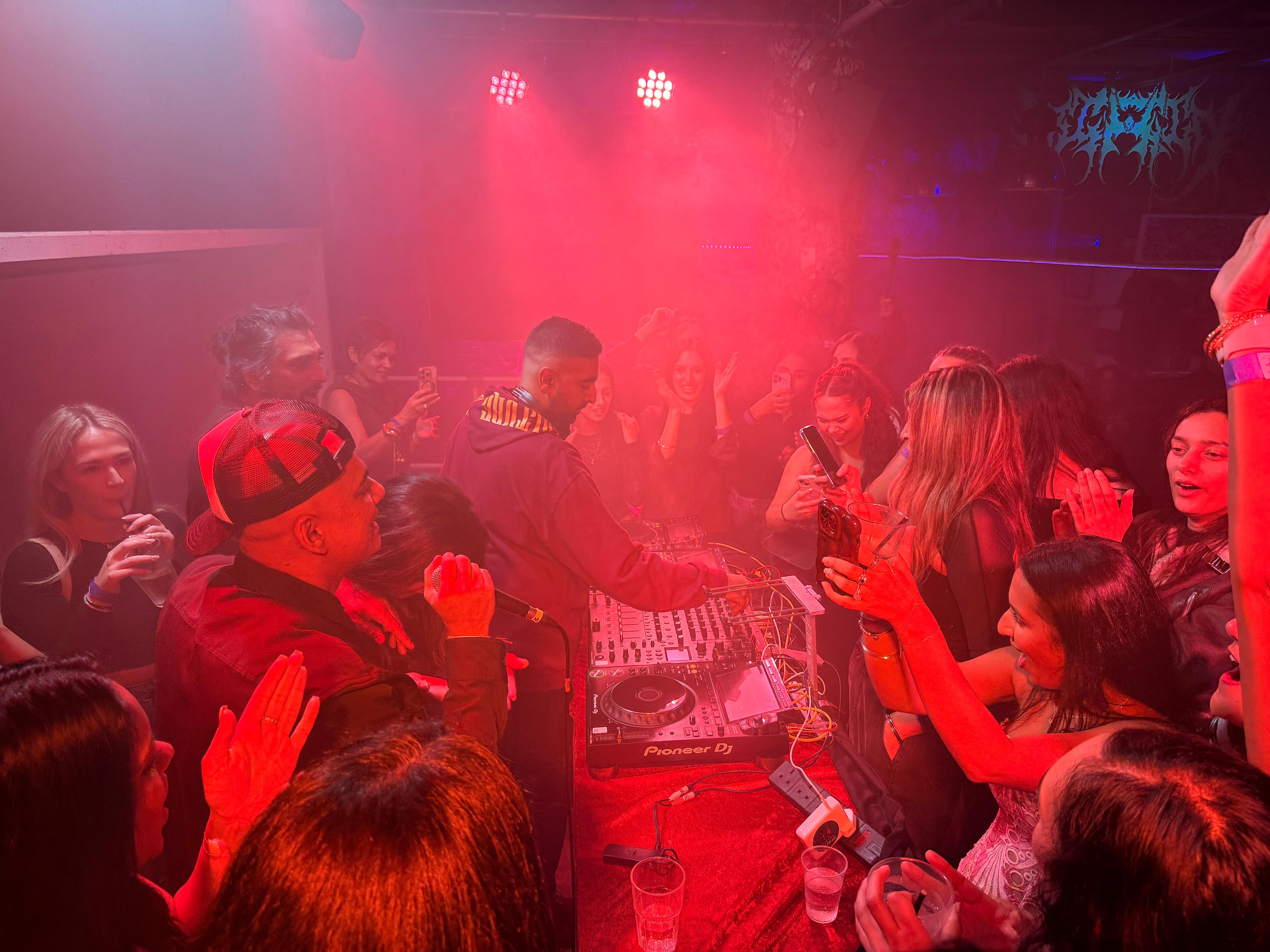 View from the decks of the stage invasion